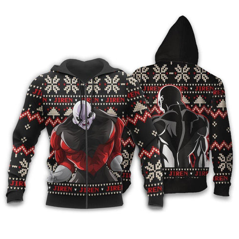 Divesart - Jiren Ugly Christmas Sweater and Hoodie Custom Anime Dragon Ball Xmas Gifts